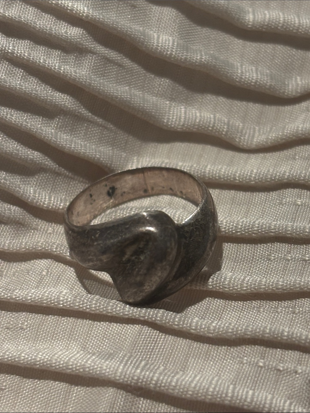 .925 Sterling Silver ZIGZAG ring fine jewelry lightning zig zag adjusts Sz 7